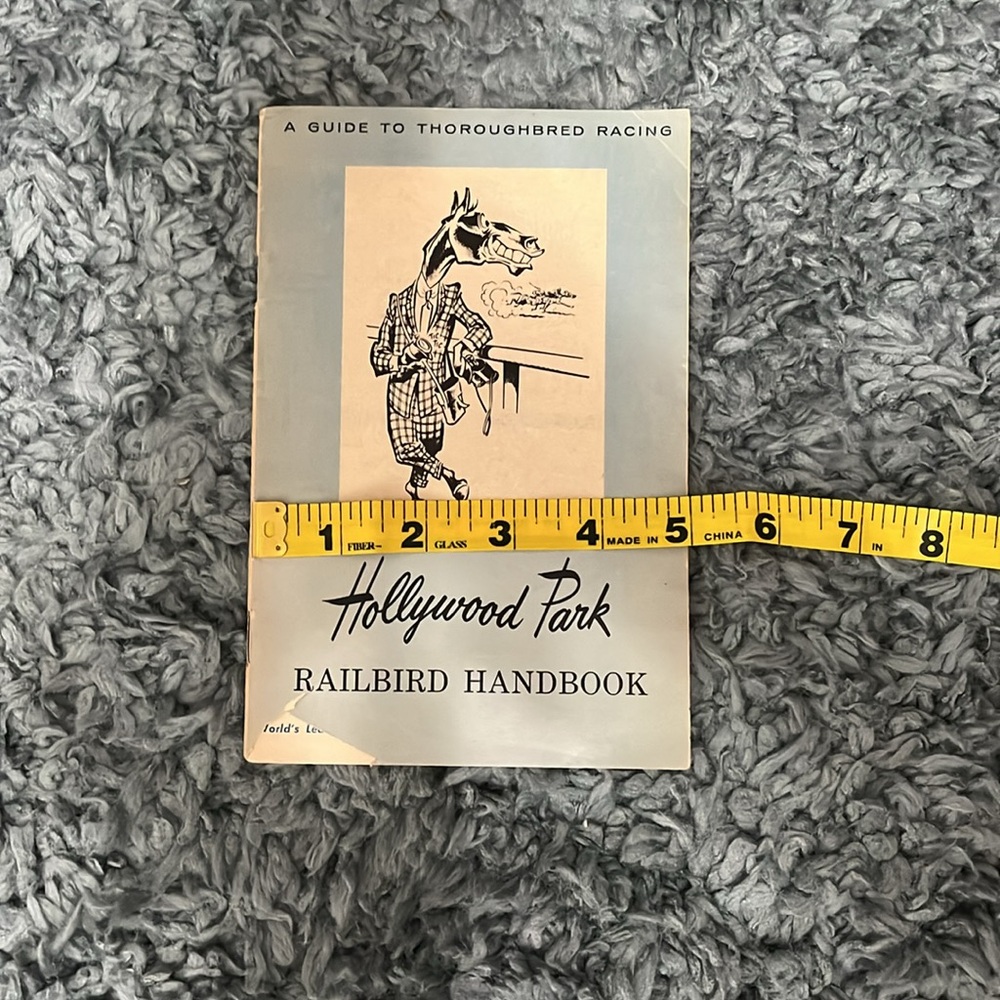 Vintage from 1960’s Hollywood Park Railbird Handbook - Picture 8 of 8